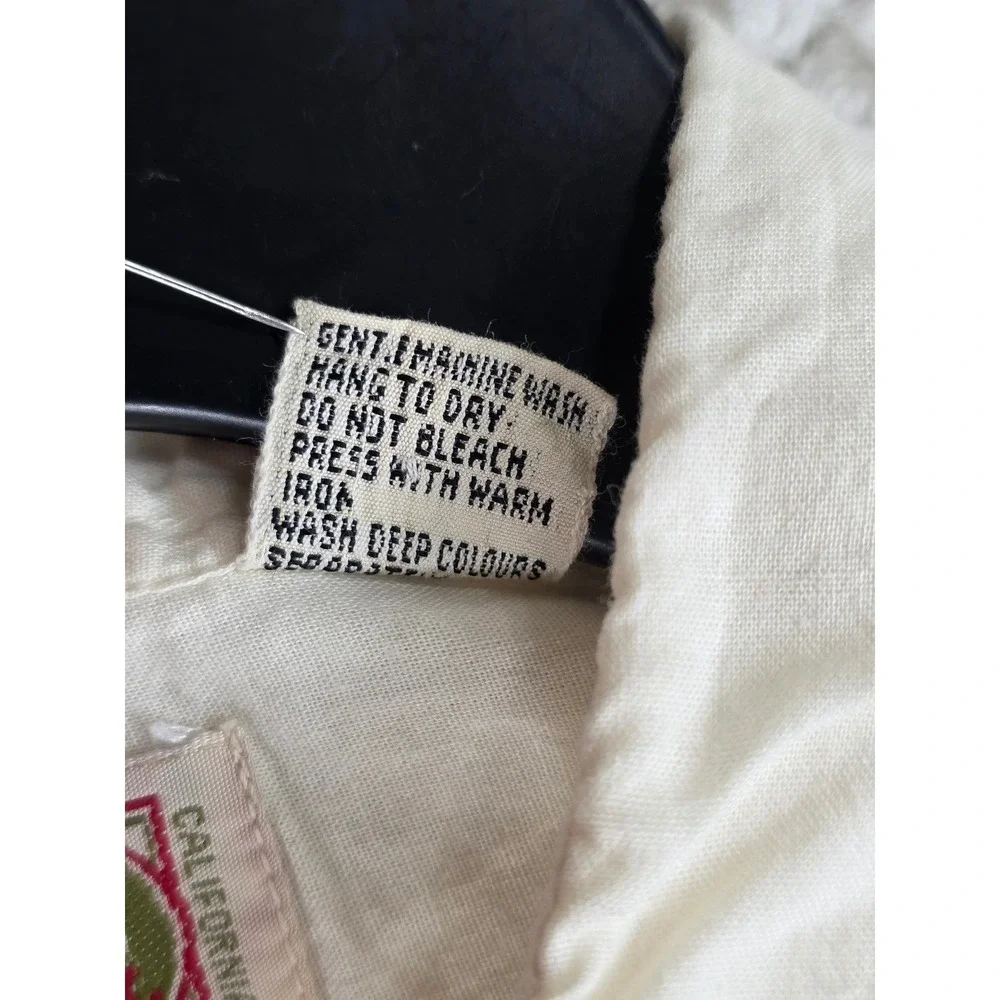 Vintage Banana Republic Safari Shirt Mens L Mill Valley Cotton Roll Tab Sleeve